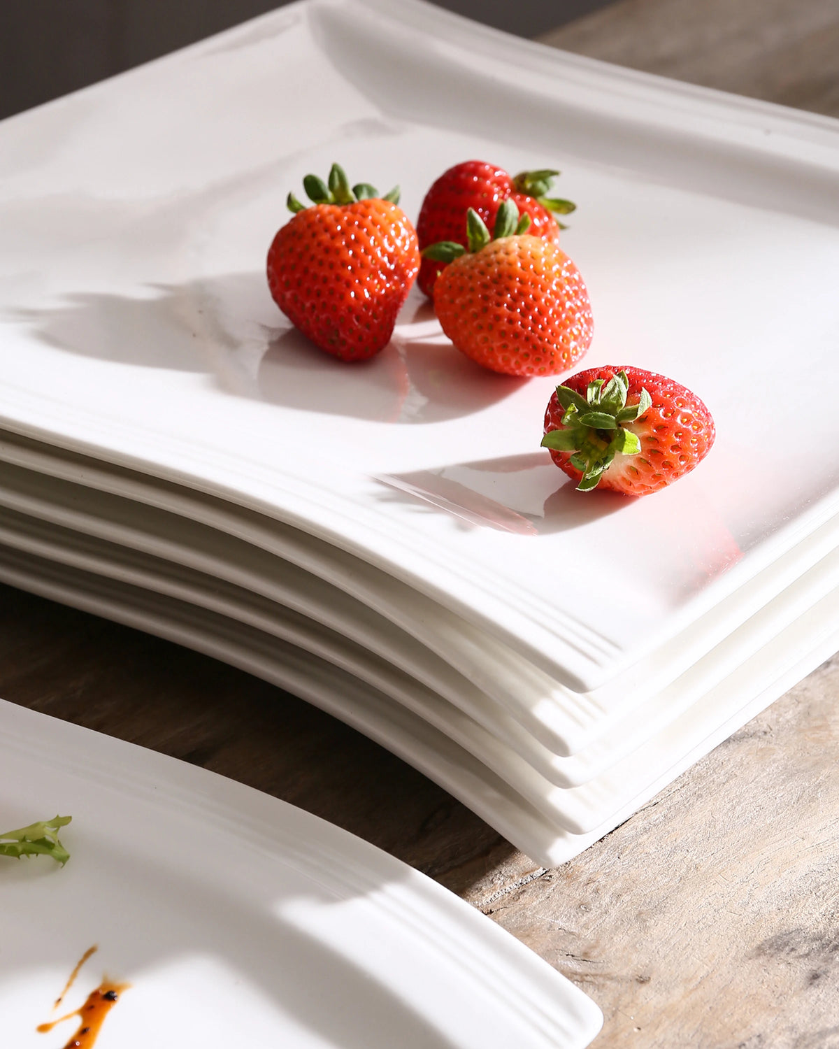 Malacasa Flora Series Ceramic Dinner Plates For Modern Living
