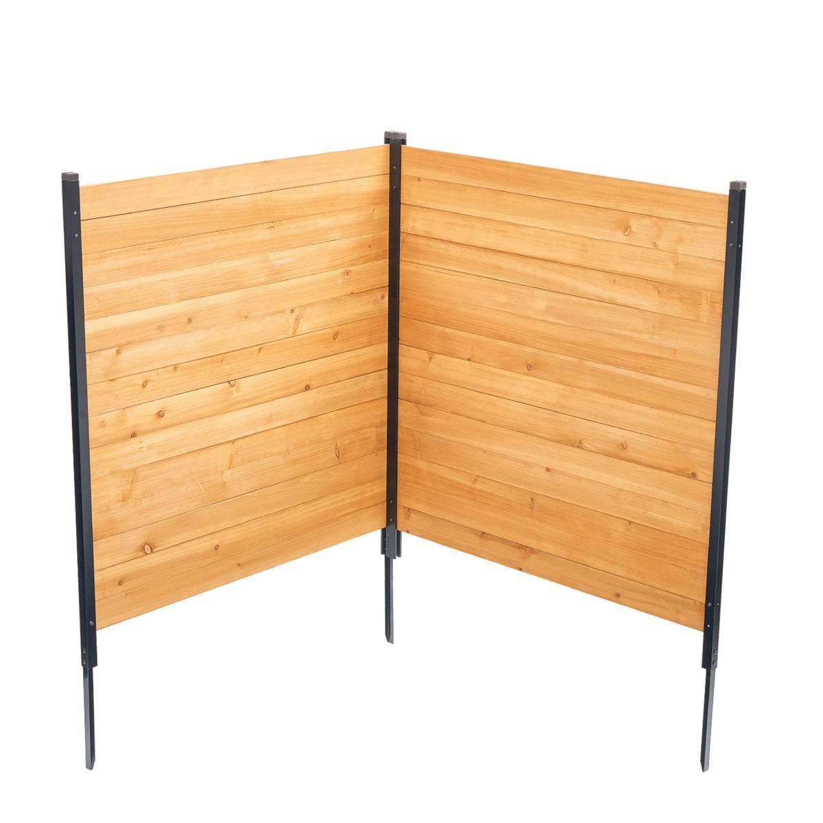SucceBuy Wood Privacy Fence Screen for Air Conditioner Equipment