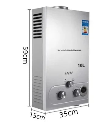 Tankless LPG Gas Hot Water Heater With LCD Control Panel
