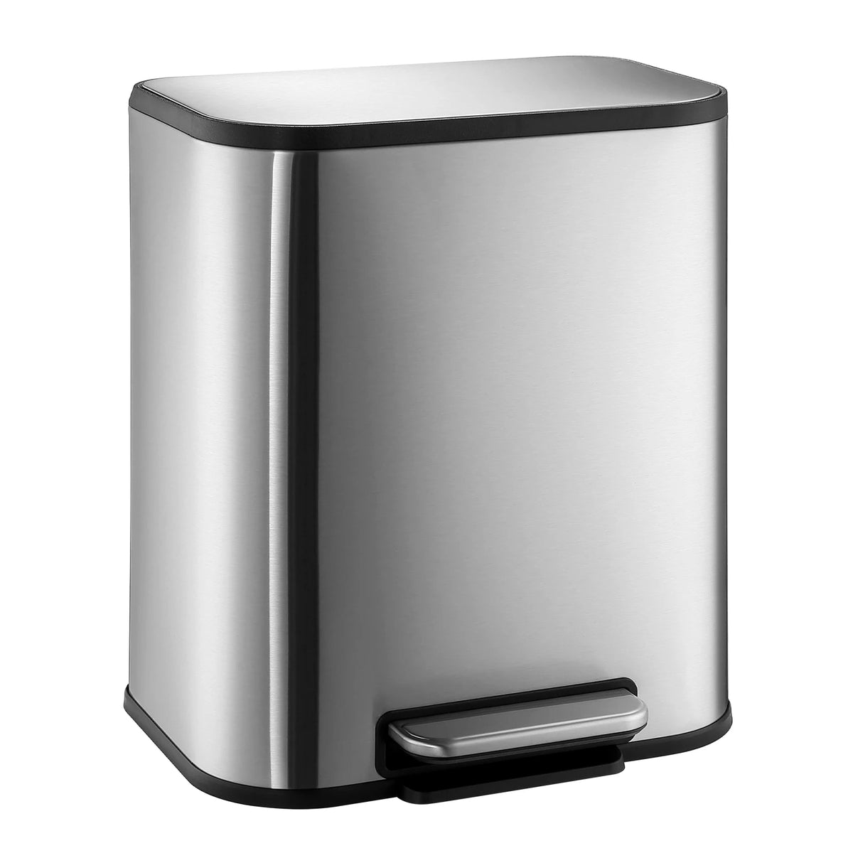 HiMISS Stainless Steel Kitchen Trash Can With Soft Close Lid