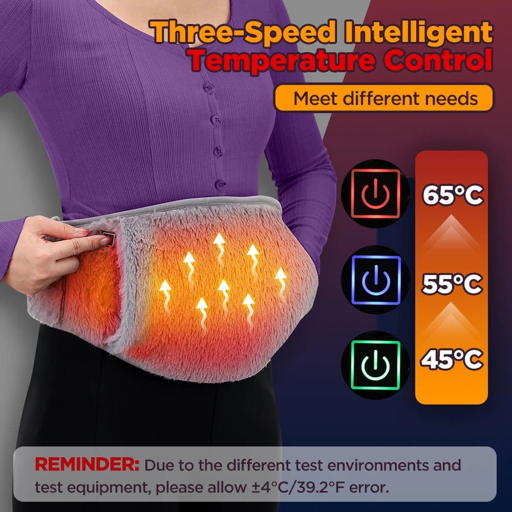 Hailicare Electric Heating Belt For Waist And Hands