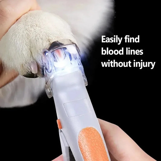 Professional LED Pet Nail Clipper Scissors For Cats And Dogs