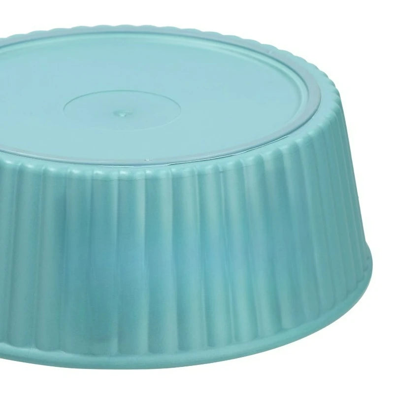Woof Pet Bowl With Embossed Bone Design For Daily Feeding