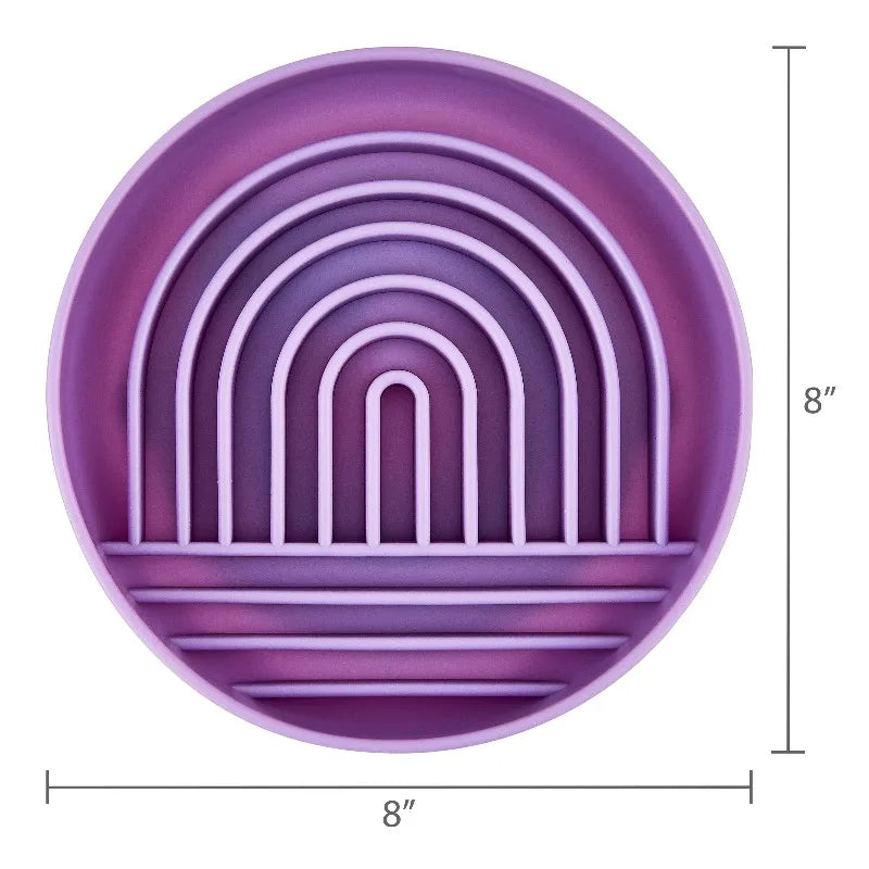 Silicone Slow Feeder Bowl For Pets With Interactive Mealtime Design