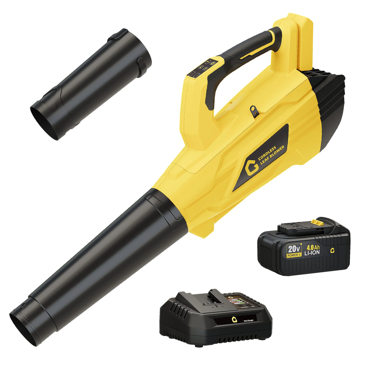 HiMISS Cordless Brushless Leaf Blower for Lawn and Garden Cleanup