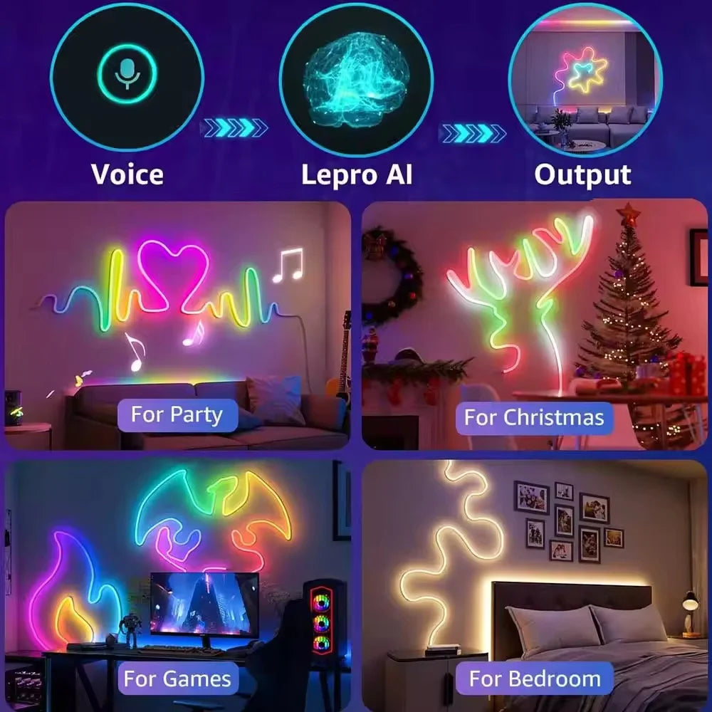 USB Waterproof Bluetooth Music Sync Flexible LED Strip Light