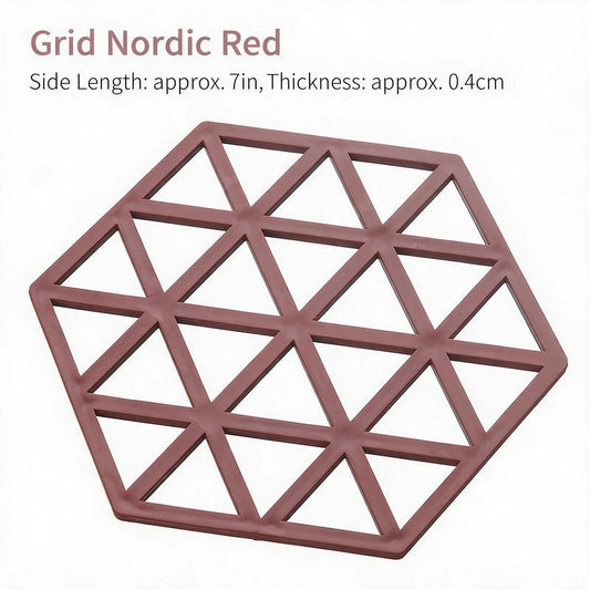 Minimalist Striped Heat Resistant Trivet Table Protector for Hot Pots