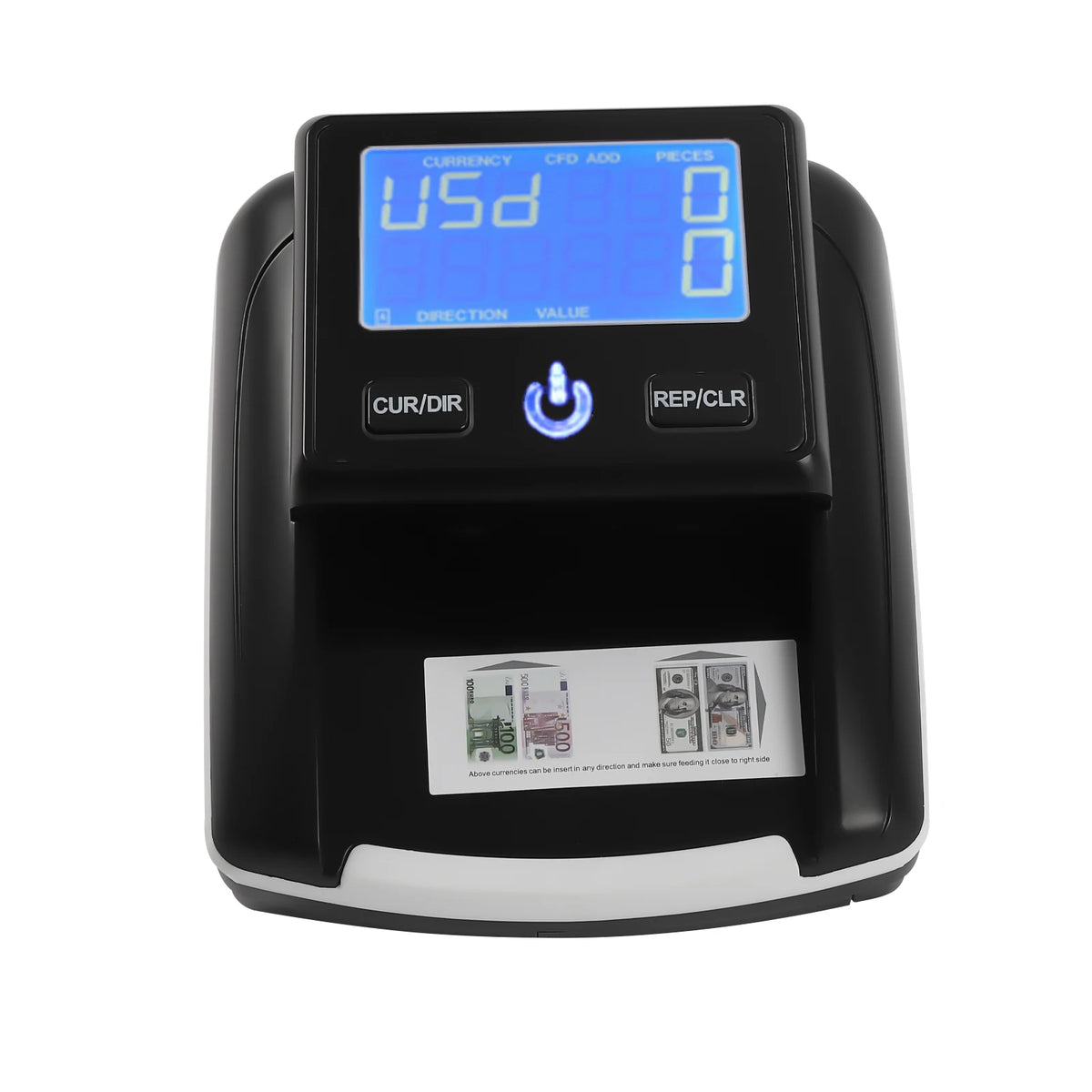 Portable Counterfeit Bill Detector and Currency Counter