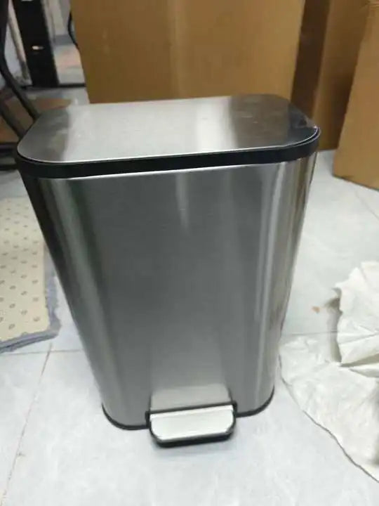 HiMISS Stainless Steel Kitchen Trash Can With Soft Close Lid