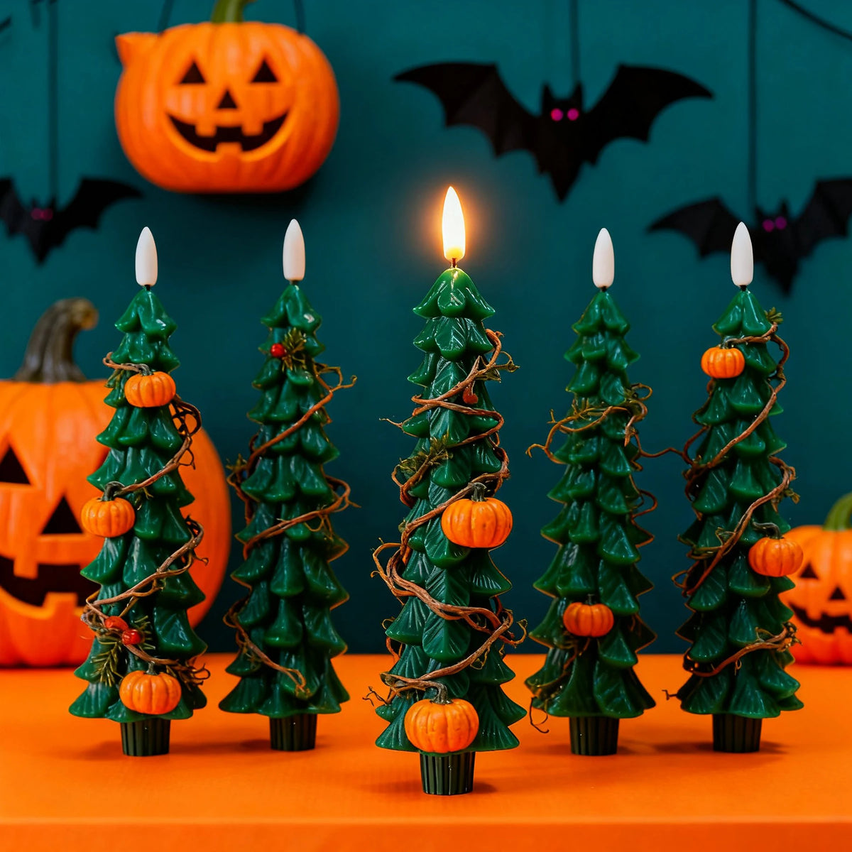 Christmas Flameless LED Candlesticks with Timer and Remote Flickering Decor