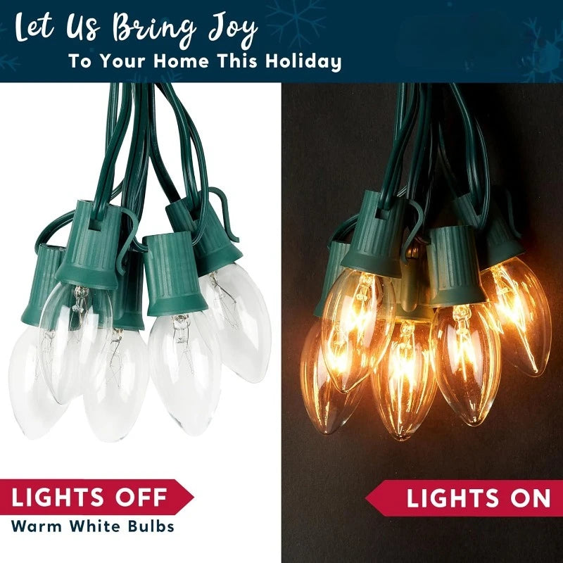 Joyfy C9 Christmas Pathway Lights for Outdoor Holiday Decorations