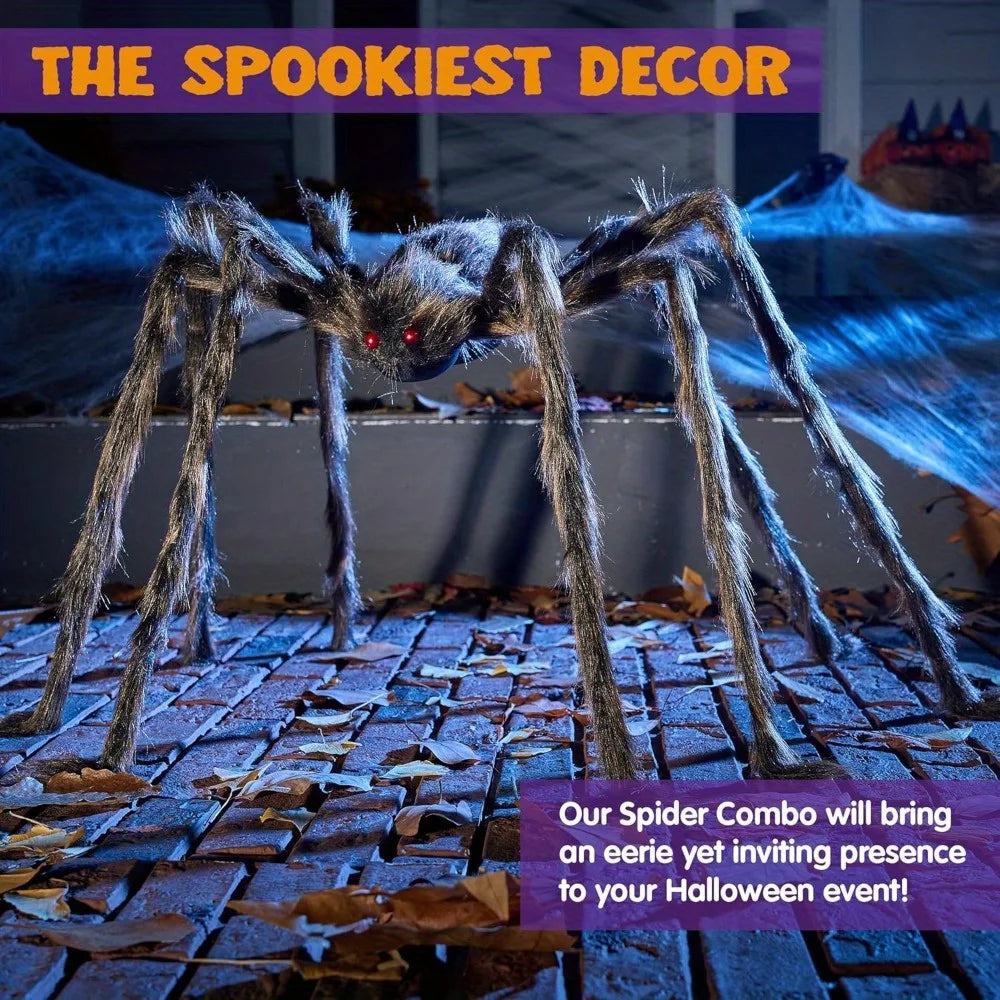 Halloween Outdoor Spider Yard Decoration For Home And Party Use
