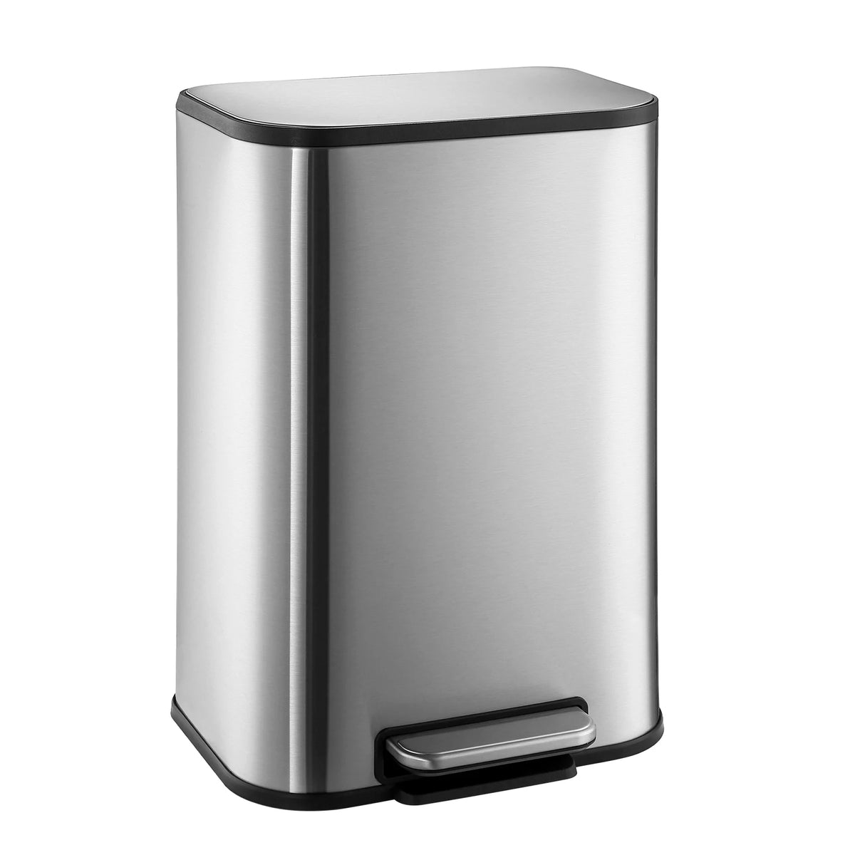 HiMISS Stainless Steel Kitchen Trash Can With Soft Close Lid