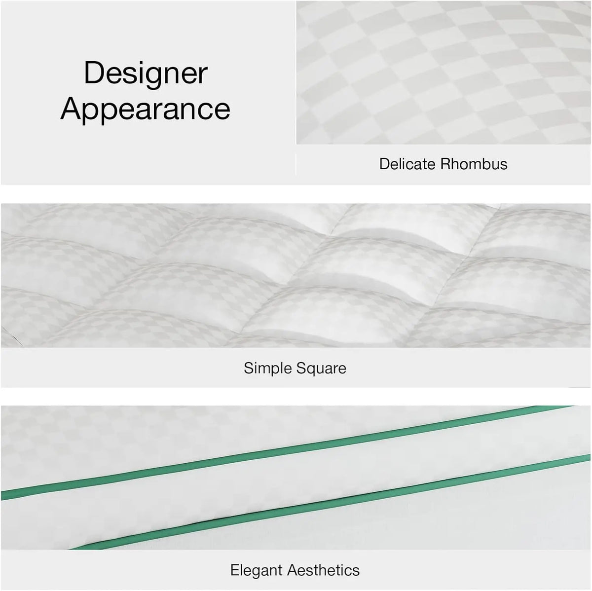 Novilla Ultra Soft Memory Foam Pillow Top Mattress Topper