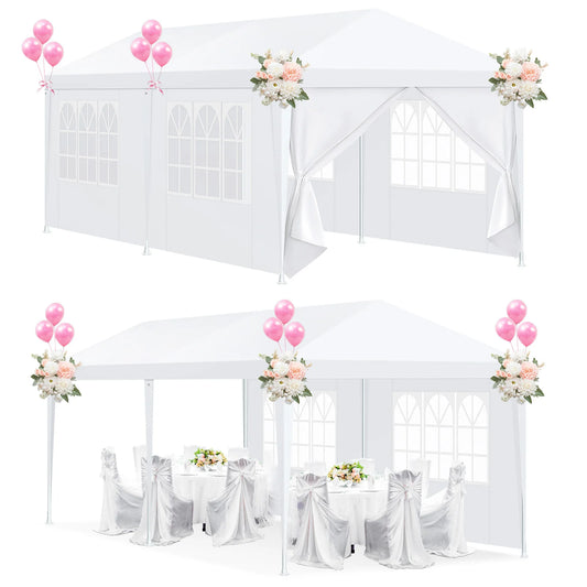 Tooluck Heavy Duty Party Canopy With Removable Sidewalls