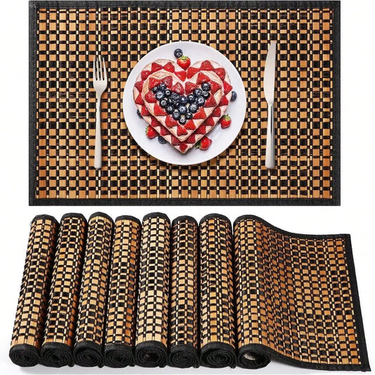 Christmas Washable Heat Resistant Placemats for Dining and Kitchen Tables