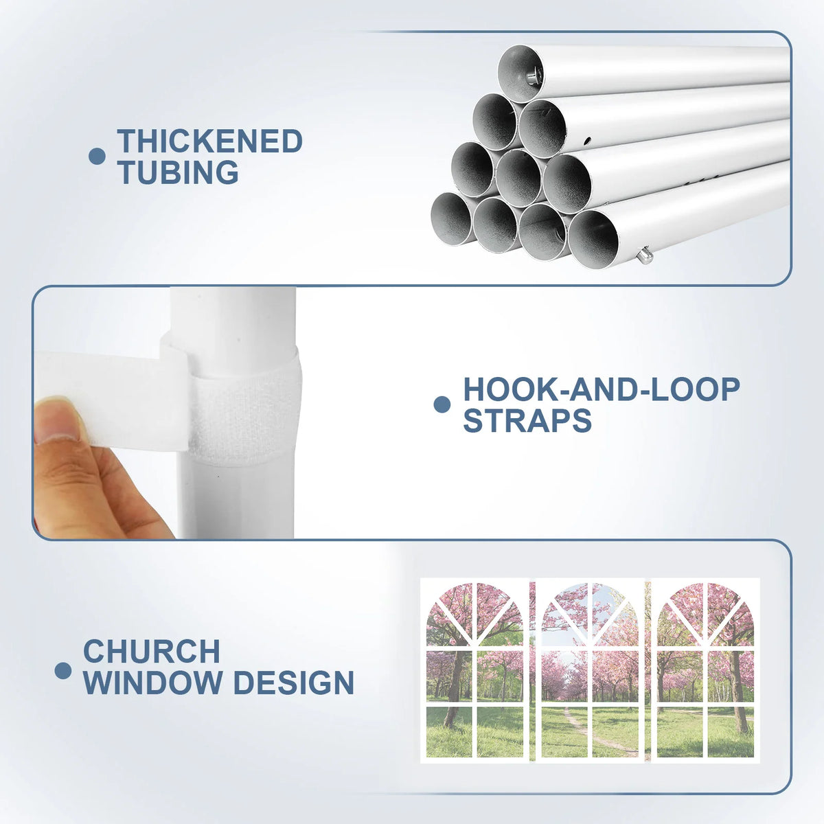 Tooluck Heavy Duty Party Canopy With Removable Sidewalls