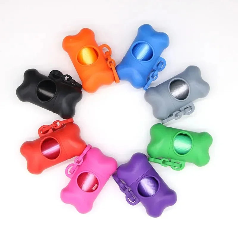 Bone Shaped Dog Waste Bag Dispenser For Convenient Walks