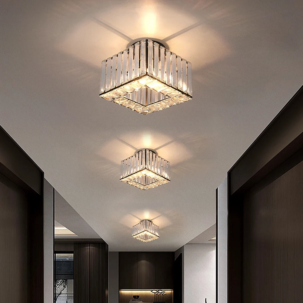 Vetrulus Modern Crystal LED Pendant Light For Dining Room Decor