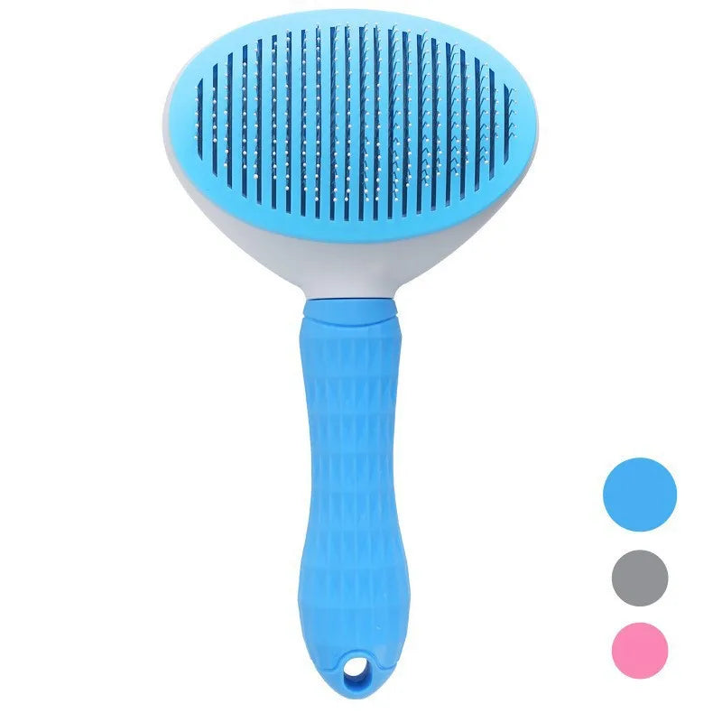 Self Cleaning Grooming Brush Hair Remover for Dogs and Cats