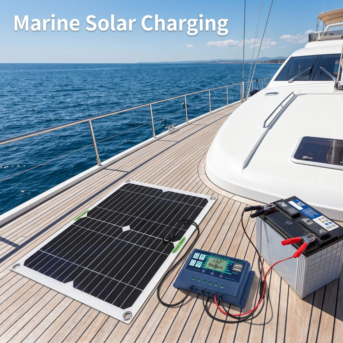 Monocrystalline 400W Solar Panel Kit With 100A Charge Controller