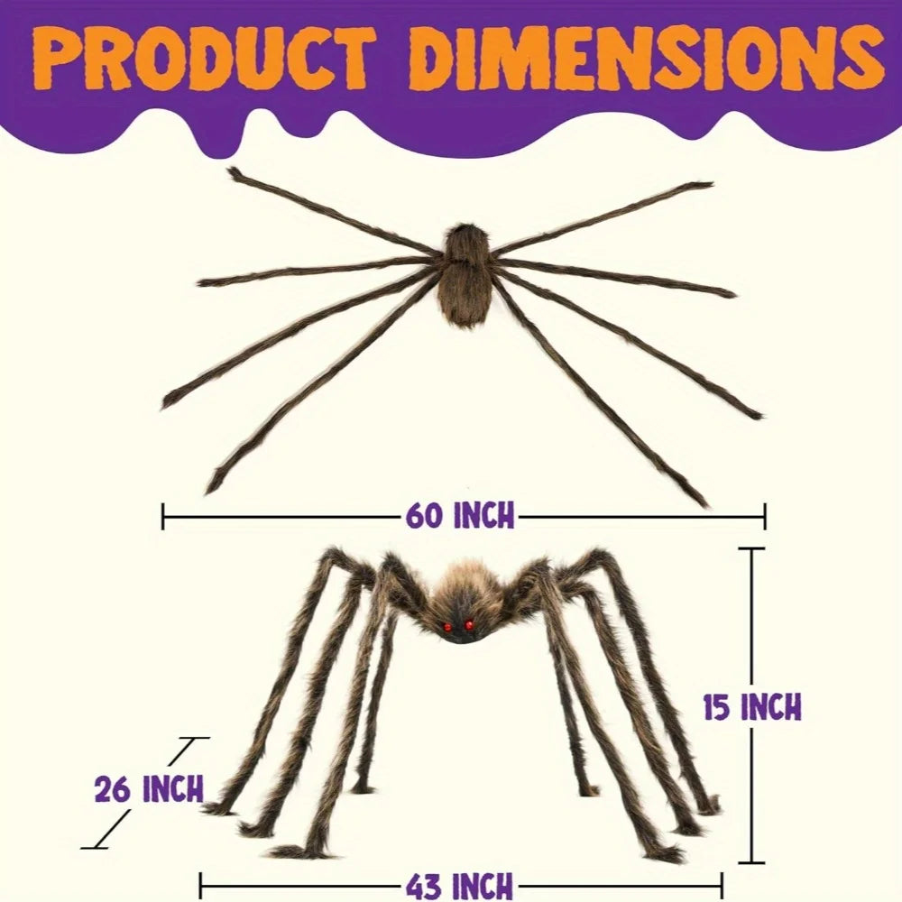 Halloween Outdoor Spider Yard Decoration For Home And Party Use