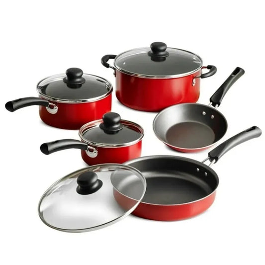 Complete Nonstick Cookware Set For Daily Kitchen Cooking Tasks