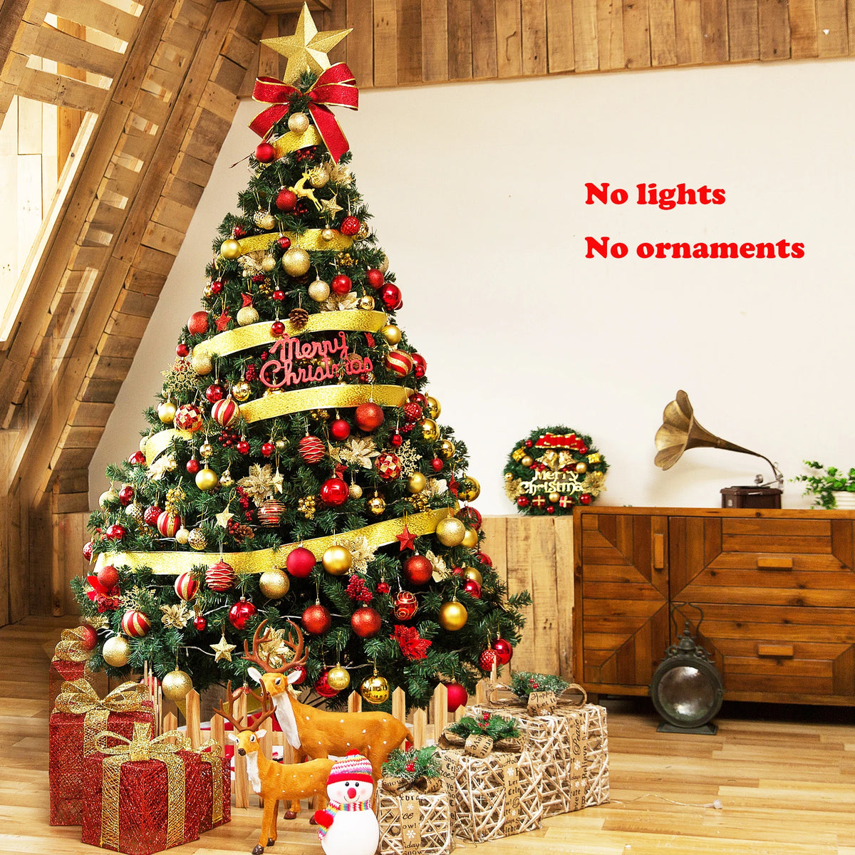 Artificial Christmas Tree Featuring 1000 Branches For Holiday Decoration