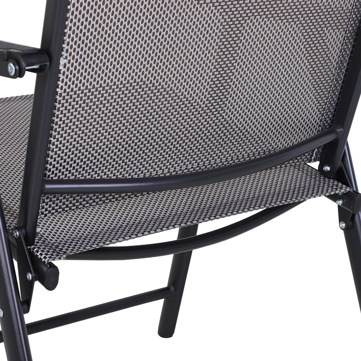 Outsunny Lightweight Outdoor Patio Chairs With Comfortable Mesh Seating