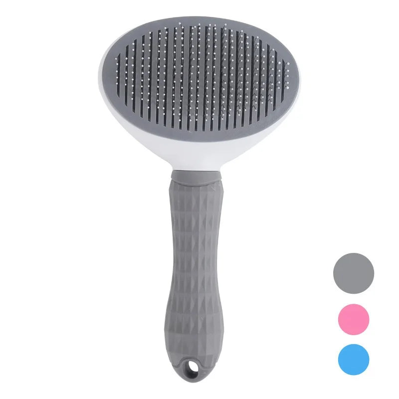 Self Cleaning Grooming Brush Hair Remover for Dogs and Cats