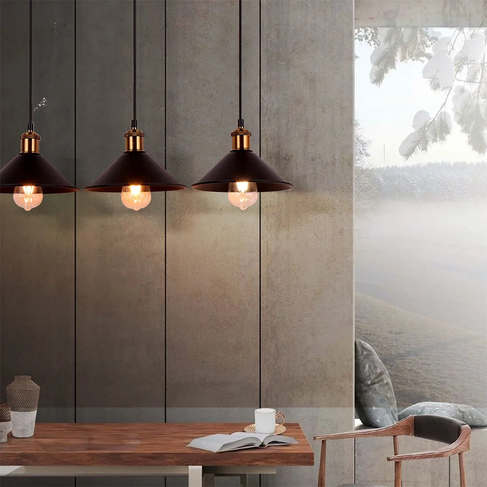 Industrial Loft Iron Pendant Ceiling Lamp For Kitchen Island Lighting