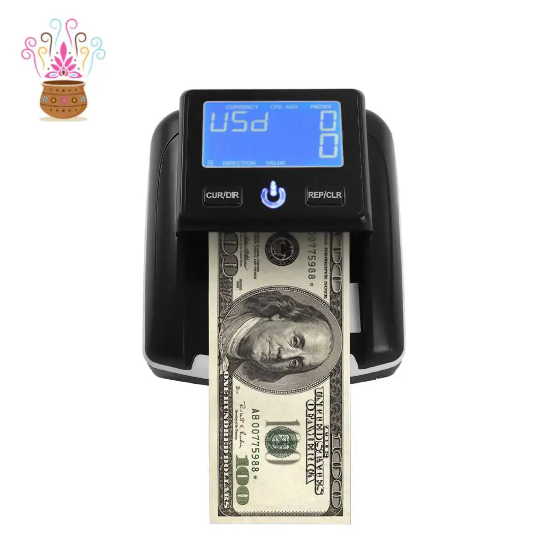 Portable Counterfeit Bill Detector and Currency Counter