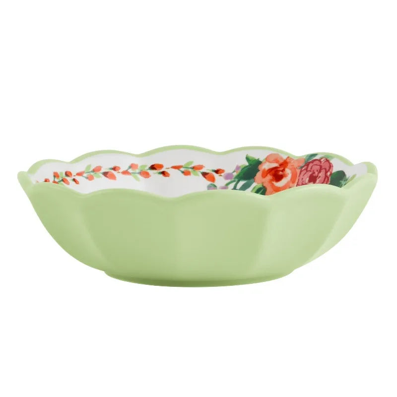 Painted Meadow Classic Ceramic Cereal Bowl For Daily Family Breakfast