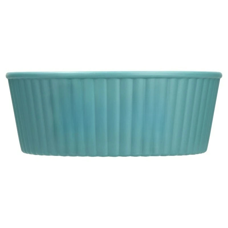 Woof Pet Bowl With Embossed Bone Design For Daily Feeding