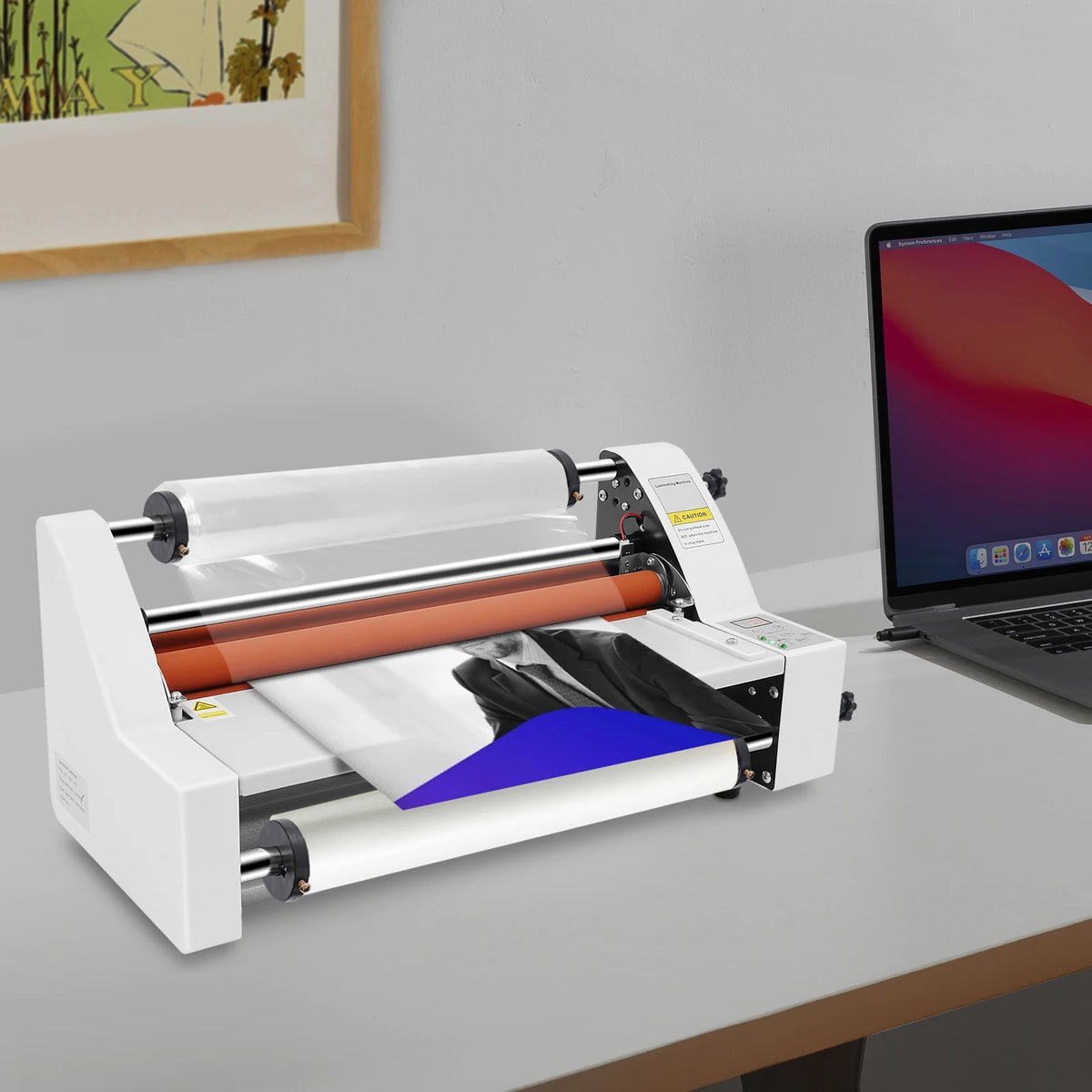 700W Double Sided Laminating Machine With Electronic Temperature Control