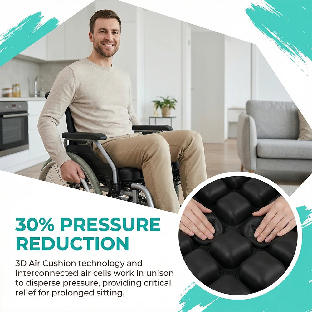 Breathable Foam Seat Cushion for Office, Home and Outdoor Use