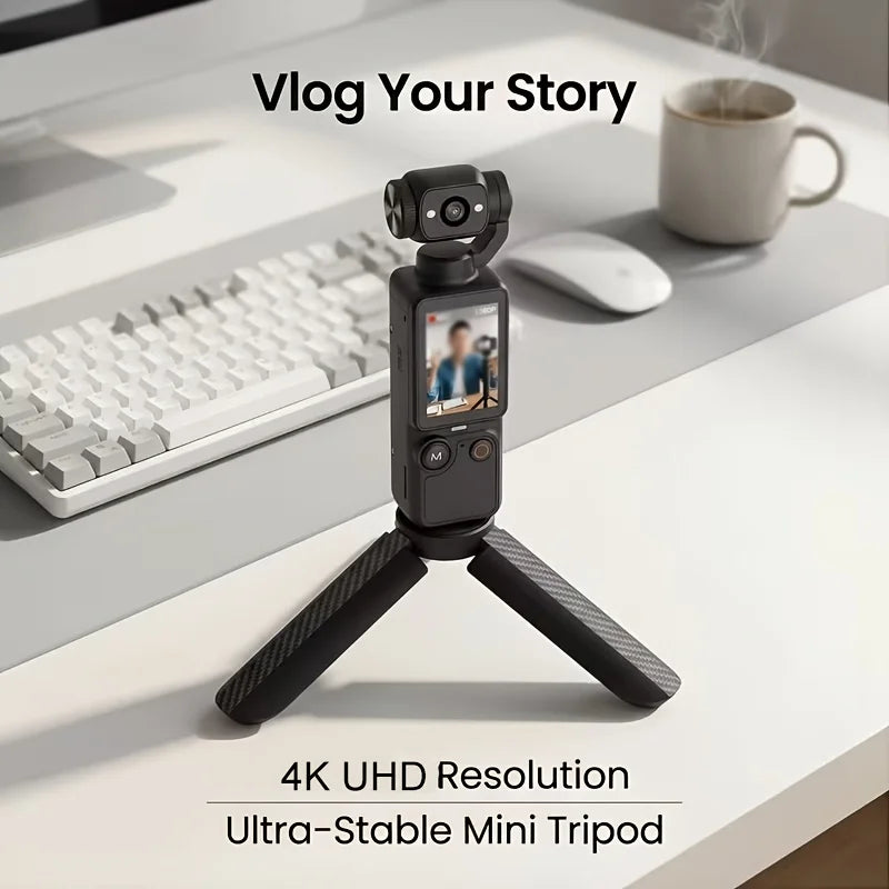 W&O 4K Sports Camcorder With Flip Screen And Tripod