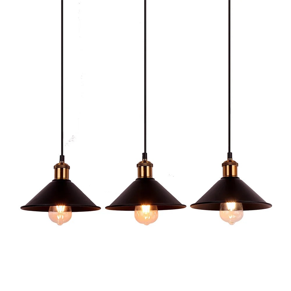 Industrial Loft Iron Pendant Ceiling Lamp For Kitchen Island Lighting