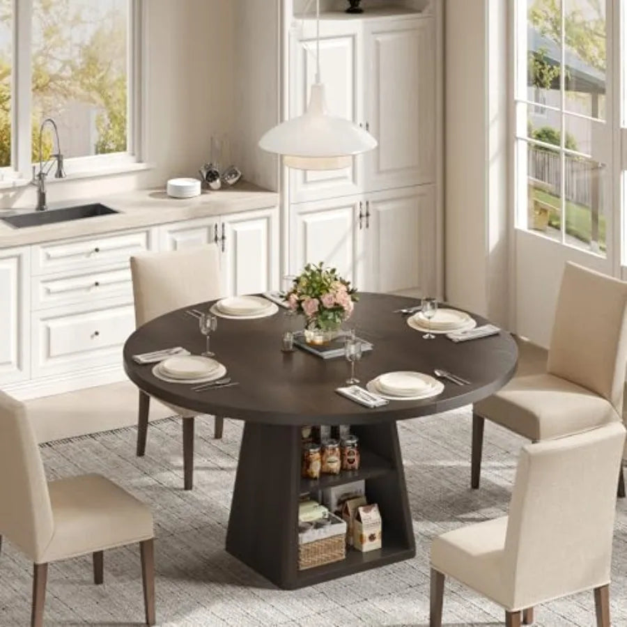 Extendable Dining Table With Storage For Four To Six People