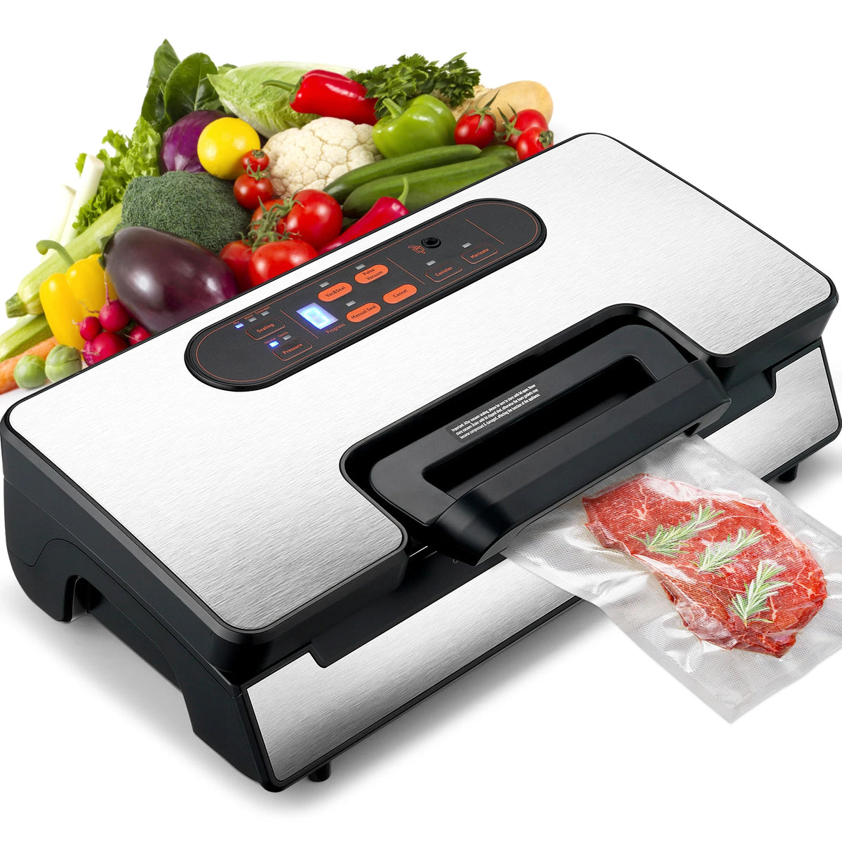 SucceBuy 130W Portable Vacuum Sealer For Fresh Food Storage
