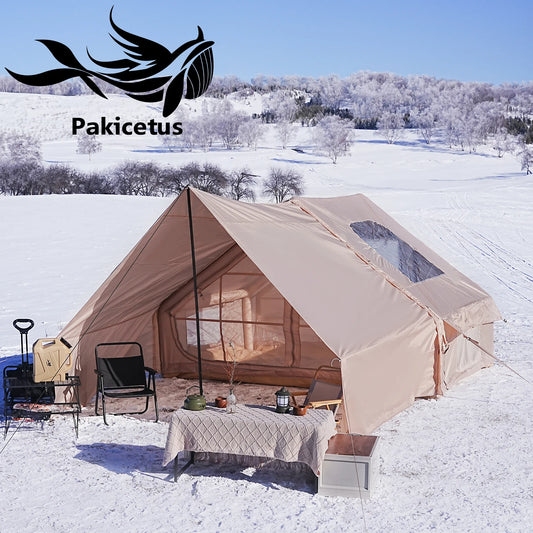 Pakicetus Inflatable Camping Tent Featuring Roof Window For Quick Setup
